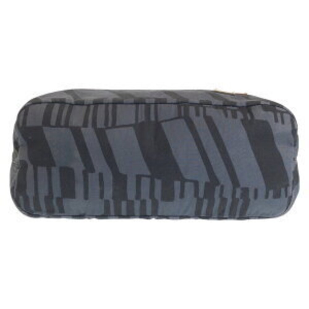 PRADA triangular logo plate gray black canvas lea… - image 9